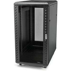 StarTech.com 4-Post 18U Server Rack Cabinet, 19" Data Rack Cabinet for Computer / IT Equipment, Home Network Rack, Half Height Server Rack - 4-Post 18U 19" server rack enclosure w/ adjustable mounting depth - EIA/ECA-310-E Compliant - 18U data cabine