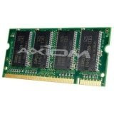 Axiom 1GB DDR-333 SODIMM for Apple # M9284G/A, M9594G/A - 1 GB (1 x 1 GB) - DDR SDRAM - 333 MHz DDR333/PC2700 - Non-ECC - Unbuffered - 200-pin - SoDIMM