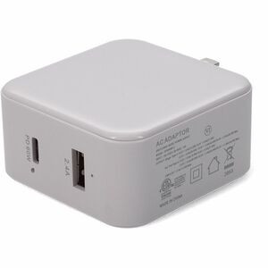 AddOn AC Adapter - 1 Pack - 60 W - 120 V AC, 230 V AC Input - 15 V DC/3 A, 20 V DC, 5 V DC Output - White