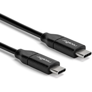 Rocstor Premium USB-C Charging Cable 3m 10ft - Up to 100W PD - M/M - Black - Rocstor Premium USB-C Charging Cable 3m (10 ft) - USB-C to USB-C M/M - USB 3.1 Fast Charge & Sync - Type-C 2.0 to USB C Laptop Charger Cable up to 100W PD - Heavy Duty & Dur