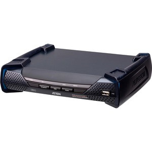 ATEN DVI-I Single Display KVM over IP Receiver - 32808.40 ft Range - 1920 x 1200 Maximum Video Resolution - 1 x Network (RJ-45) - 2 x USB - 1 x DVI - 5 V DC Input Voltage - Rack-mountable
