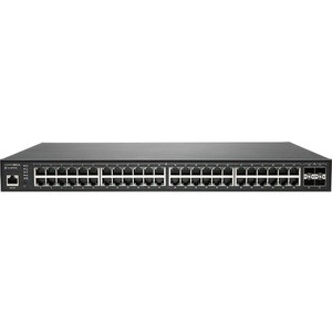 SonicWall Switch SWS14-48FPOE - 52 Ports - Manageable - TAA Compliant - 2 Layer Supported - Modular - 530 W Power Consumption - 740 W PoE Budget - Optical Fiber, Twisted Pair - PoE Ports - 1U High - Rack-mountable - 12 Month Limited Warranty