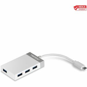 TRENDnet 4-Port USB 3.0 Compact Mini Hub with Built in USB 3.0 Cable, Plug & Play, Compatible with: Linux, Windows, Mac, Nintendo Switch, Backwards Compatible with USB 2.0, TU3-H4E - USB - External - 4 USB Port(s) - 4 USB 3.0 Port(s)