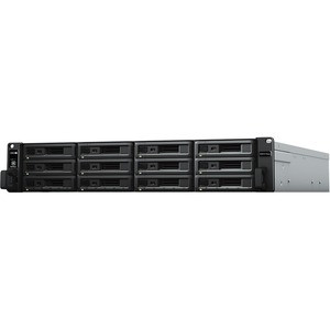 Synology RXD1219SAS Drive Enclosure Serial Attached SCSI (SAS) - Mini-SAS HD Host Interface - 2U Rack-mountable - Hot Swappable Bays - 12 x HDD Supported - 192 TB Total HDD Capacity Supported - 12 x SSD Supported - 192 TB Total SSD Capacity Supported
