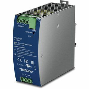 TRENDnet 480W, 48V DC, 10A AC to DC DIN-Rail Power Supply with PFC Function, TI-S48048 - 48V 480W Output Industrial