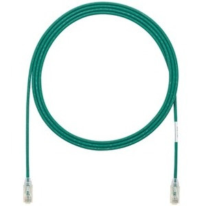 Panduit Cat.6 UTP Patch Network Cable - 10 ft Category 6 Network Cable for Network Device - First End: 1 x RJ-45 Network - Male - Second End: 1 x RJ-45 Network - Male - Patch Cable - Green - 1