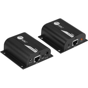 SIIG Full HD HDMI Extender over Cat5e/6 with IR - 164ft - HDMI Extender over Cat5e/6 Extender Kit- Full HD 1080p up to 50m (164ft) - TX & RX - HDMI 1080p Extender over Cat5e Cat6 with IR - Support HDMI Loopout - 10.2Gbps video bandwidth- HDCP 1.2- ED