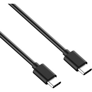 Axiom USB 3.1 Type-C to USB Type-C Round Cable M/M 3ft - 3 ft USB-C/USB-B Data Transfer Cable - First End: USB 3.1 Type C - Male - Second End: USB 3.1 Type C - Male