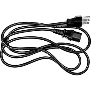 Rocstor 6ft Computer Power Cord NEMA5-15P to C13 - For PC, Printer, Projector, Television, Server, PDU - Black - 6 ft Cord Length - NEMA 5-15P / IEC 60320 C13