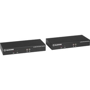Black Box KVXLCHF-100 Video Extender Transmitter/Receiver - 1 Input Device - 2 Output Device - 98425.20 ft Range - 5 x USB - 1 x HDMI In - 2 x HDMI Out - 4K UHD - 3840 x 2160 - Optical Fiber - Desktop