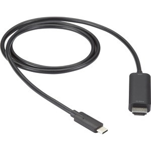 Black Box USB-C to HDMI Active Adapter Cable, 4K60, HDR, 3ft - 3 ft HDMI/USB-C A/V Cable for Audio/Video Device, Notebook, Tablet, Smartphone, Monitor, Projector, TV - First End: 1 x USB Type C - Male - Second End: 1 x HDMI 2.0 Digital Audio/Video - 