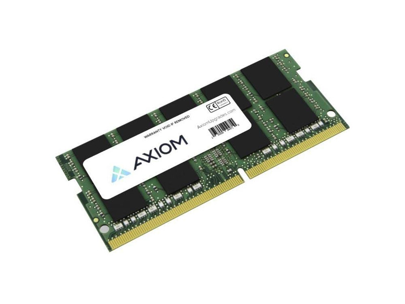 Axiom 16GB DDR4-2666 ECC SODIMM for HP - 4UY12AA - For Notebook - 16 GB (1 x 16GB) - DDR4-2666/PC4-21300 DDR4 SDRAM - 2666 MHz - CL19 - ECC - Unbuffered - 260-pin - SoDIMM