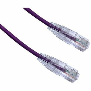 Axiom 100FT CAT6A BENDnFLEX Ultra-Thin Snagless Patch Cable (Purple) - TAA Compliant - 100 ft Category 6a Network Cable for Network Device - First End: 1 x RJ-45 Network - Male - Second End: 1 x RJ-45 Network - Male - 10 Gbit/s - Patch Cable - Gold P
