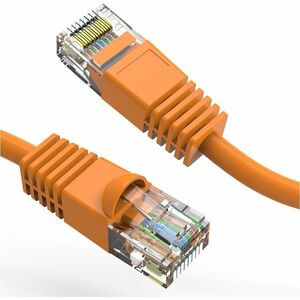 Axiom 30FT CAT5E 350mhz Patch Cable Molded Boot (Orange) - TAA Compliant - 30 ft Category 5e Network Cable for Network Device - First End: 1 x RJ-45 Network - Male - Second End: 1 x RJ-45 Network - Male - Patch Cable - Gold Plated Connector - 24 AWG 