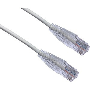 Axiom 10FT CAT6 BENDnFLEX Ultra-Thin Snagless Patch Cable 550mhz (White) - 10 ft Category 6 Network Cable for Network Device - First End: 1 x RJ-45 Network - Male - Second End: 1 x RJ-45 Network - Male - Patch Cable - Gold Plated Contact - 28 AWG - W