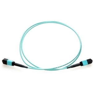 Axiom MPO Female to MPO Female Multimode OM3 50/125 Fiber Optic Cable - 0.5m - 1.64 ft Fiber Optic Network Cable for Network Device, Backplane - First End: 2 x MPO Network - Female - Second End: 2 x MPO Network - Female - OFNP, Plenum - 50/125 µm - 1