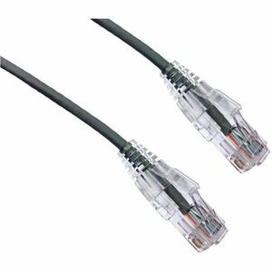 Axiom 10FT CAT6A BENDnFLEX Ultra-Thin Snagless Patch Cable (Gray) - TAA Compliant - 10 ft Category 6a Network Cable for Network Device - First End: 1 x RJ-45 Network - Male - Second End: 1 x RJ-45 Network - Male - 10 Gbit/s - Patch Cable - Gold Plate
