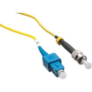 Axiom SC/ST Singlemode Simplex OS2 9/125 Fiber Optic Cable 9m - Fiber Optic for Network Device - 29.53 ft - 1 x SC Male Network - 1 x ST Male Network