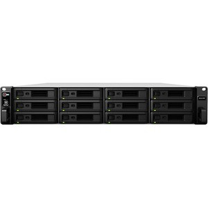 Synology RX1217 Drive Enclosure - Infiniband Host Interface Rack-mountable - 12 x HDD Supported - 12 x SSD Supported - 12 x Total Bay - 12 x 2.5"/3.5" Bay