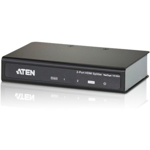 ATEN 2-Port HDMI Splitter - 1 x HDMI In - 2 x HDMI Out