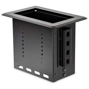 StarTech.com Single-Module Conference Table Connectivity Box - For Adding Power / Charging / AV / Laptop Docking Module - Single-Module Conference Table Connectivity Box - Customizable Solution - Add a connectivity module (sold separately) to the arc