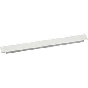 Black Box 19" IT Rackmount Blanking Panel - 1U, White - Metal - White - 1U Rack Height - 1.8" Height - 0.1" Width - TAA Compliant