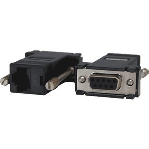 Opengear 319015 - DB9F to RJ45 Crossover Serial Adapter - 6" DB-9/RJ-45 Data Transfer Cable for Network Device, Modem - First End: 1 x RJ-45 Network - Female - Second End: 1 x 9-pin DB-9 Serial - Female - Black