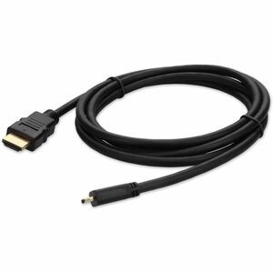 6ft HDMI 1.4 Male to Micro-HDMI 1.4 Male Black Cable For Resolution Up to 4096x2160 (DCI 4K) - 100% compatible and guaranteed to work