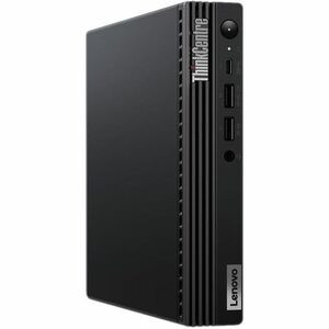 Lenovo ThinkCentre M70q Gen 4 12E3004YUS Desktop Computer - Intel Core i5 13th Gen i5-13400T Deca-core (10 Core) 1.30 GHz - 16 GB RAM DDR4 SDRAM - 512 GB M.2 PCI Express NVMe 4.0 x4 SSD - Tiny - Black - Intel Q670 Chip - Windows 11 Pro - Intel UHD Gr