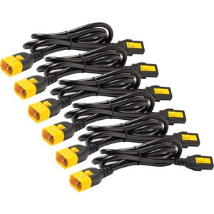 APC by Schneider Electric Standard Power Cord - 120 V AC - 6 ft Cord Length - IEC 60320 C14 / IEC 60320 C15 - North America - 6