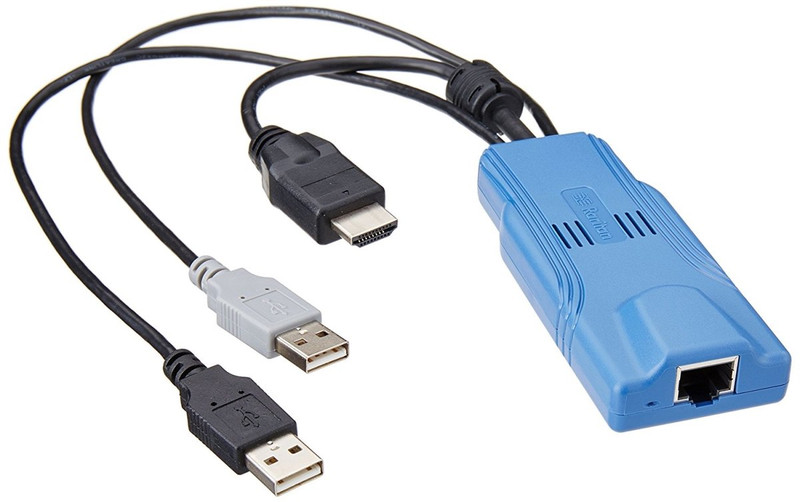 Raritan USB/HDMI KVM Cable - HDMI/USB KVM Cable for KVM Switch, Mouse, TV, Notebook, Monitor - First End: 2 x USB Type A - Male, 1 x HDMI Digital Audio/Video - Male - Black