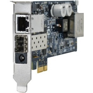 Allied Telesis Gigabit Ethernet Card - PCI Express - 128 MB/s Data Transfer Rate - 2 Port(s) - 1 - Twisted Pair, Optical Fiber - 10/100/1000Base-T, 1000Base-X - SFP (mini-GBIC) - Plug-in Card - TAA Compliant