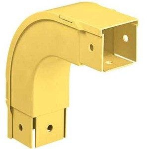Panduit FiberRunner® Outside Vertical 45 Degree Angle - Yellow - 1 - 2.65" Length - Polycarbonate