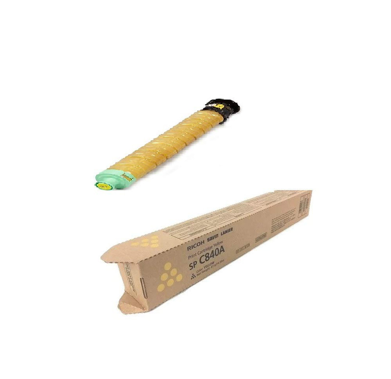 Ricoh Original Laser Toner Cartridge - Yellow - 1 Pack - Laser - 1 Pack