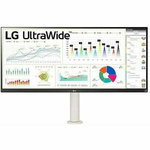 LG 34BQ680-W 34" Class UW-UXGA LCD Monitor - 21:9 - 34" Viewable - In-plane Switching (IPS) Technology - 2560 x 1080 - HDMI - DisplayPort