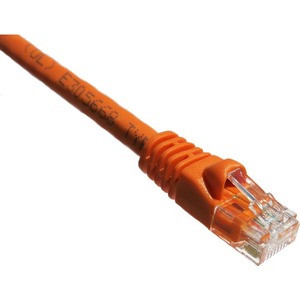 Axiom 75FT CAT6A 650mhz Patch Cable Molded Boot (Orange) - TAA Compliant - 75 ft Category 6a Network Cable for Network Device - First End: 1 x RJ-45 Network - Male - Second End: 1 x RJ-45 Network - Male - 10 Gbit/s - Patch Cable - 24 AWG - Orange - T