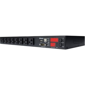 Raritan Dominion PX3-5145R 8-Outlet PDU - NEMA L5-15P - 8 x NEMA 5-20R - 120 V AC - 1900 W - 1U - Rack-mountable