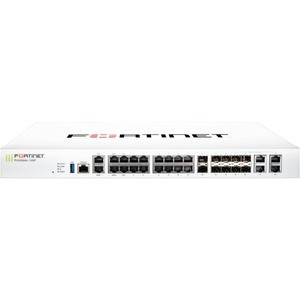 Fortinet FortiGate 101F Network Security/Firewall Appliance - 22 Port - 10GBase-X, 1000Base-T, 1000Base-X - 10 Gigabit Ethernet - AES (256-bit), SHA-256 - 500 VPN - 21 x RJ-45 - 10 Total Expansion Slots - 1U - Rack-mountable