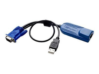 Raritan Dominion KX II Computer Interface Module - RJ-45 Female, HD-15, Type A Male USB