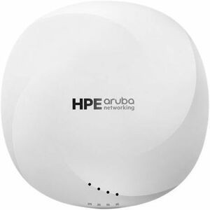 Aruba AP-635 Tri Band IEEE 802.11 a/b/g/n/ac/ax 3.90 Gbit/s Wireless Access Point - Indoor - 2.40 GHz, 5 GHz, 6 GHz - Internal - MIMO Technology - 2 x Network (RJ-45) - Gigabit Ethernet, 2.5 Gigabit Ethernet - Bluetooth 5 - 8.70 W