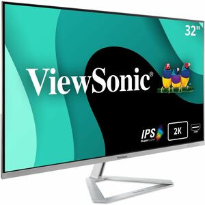 ViewSonic VX3276-2K-MHD 32 Inch Widescreen IPS 1440p Monitor with Ultra-Thin Bezels, HDMI DisplayPort and Mini DisplayPort - VX3276-2K-MHD - 1440p IPS Monitor with HDMI DisplayPort and Mini DisplayPort - 250 cd/m² - 32"