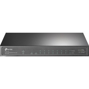 TP-Link TL-SG1210P - 8-Port Gigabit PoE Switch - 8 PoE+ Ports @63W, w/ 1 Uplink Gigabit Port + 1 SFP Slot - Desktop/Wall-Mount - Plug & Play - Traffic Optimization