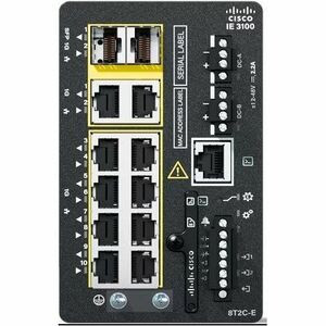 Cisco Catalyst IE3100 w/8 Ports GE Copper and 2 GE Combo uplinks, NE - 10 Ports - Manageable - Gigabit Ethernet - 1000Base-T, 1000Base-TX - 3 Layer Supported - Modular - 2 SFP Slots - 17.70 W Power Consumption - Twisted Pair, Optical Fiber - DIN Rail