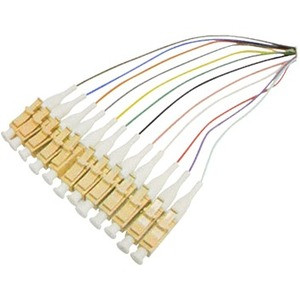 AddOn 3m Splice to SC (Female) 12-Strand MulticoloRed OS1 Fiber Pigtail Cable - 100% compatible and guaranteed to work