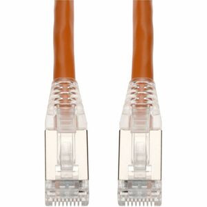 AddOn 14ft RJ-45 (Male) to RJ-45 (Male) Shielded Straight Orange Cat6 STP PVC Copper Patch Cable - 100% compatible and guaranteed to work