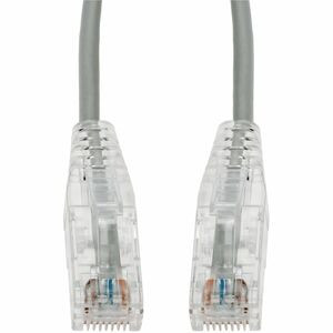 AddOn 7ft RJ-45 (Male) to RJ-45 (Male) Straight Gray Cat6 UTP Slim PVC Copper Patch Cable - 100% compatible and guaranteed to work