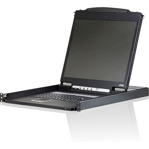 ATEN CL1000N LCD Console-TAA Compliant - 1 Computer(s) - 19" LCD - SXGA - 1280 x 1024 - 1 - Keyboard120 V AC, 230 V AC Input Voltage - 1U High