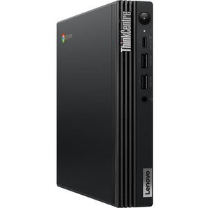 Lenovo ThinkCentre M60q 12C6000BUS Chromebox - Intel Core i5 12th Gen i5-1235U Deca-core (10 Core) 1.30 GHz - 8 GB RAM DDR4 SDRAM - 128 GB M.2 PCI Express NVMe 3.0 x4 SSD - Tiny - Black - Intel Chip - ChromeOS - Intel Iris Xe Graphics DDR4 SDRAM - En