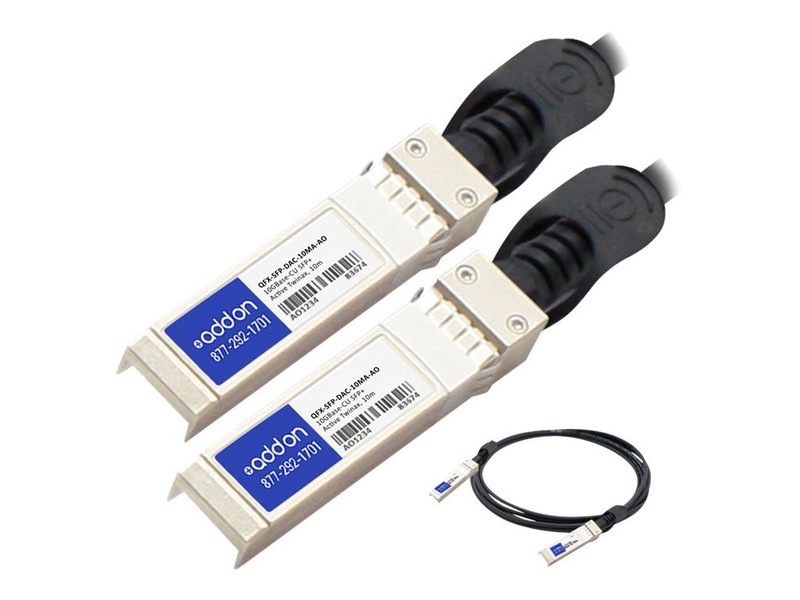 Juniper QFX-SFP-DAC-10MA Twinaxial Cable - 32.81 ft Twinaxial Network Cable for Network Device - First End: SFP+ Network
