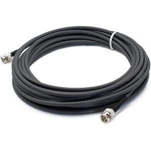AddOn 3m BNC (Male) to BNC (Male) Black Coaxial Simplex PVC Copper Patch Cable - 100% compatible and guaranteed to work